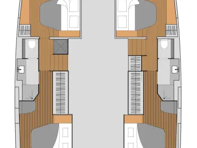 Wynajem łodzi Fountaine Pajot Aura 51 w La Rochelle na SamBoat 