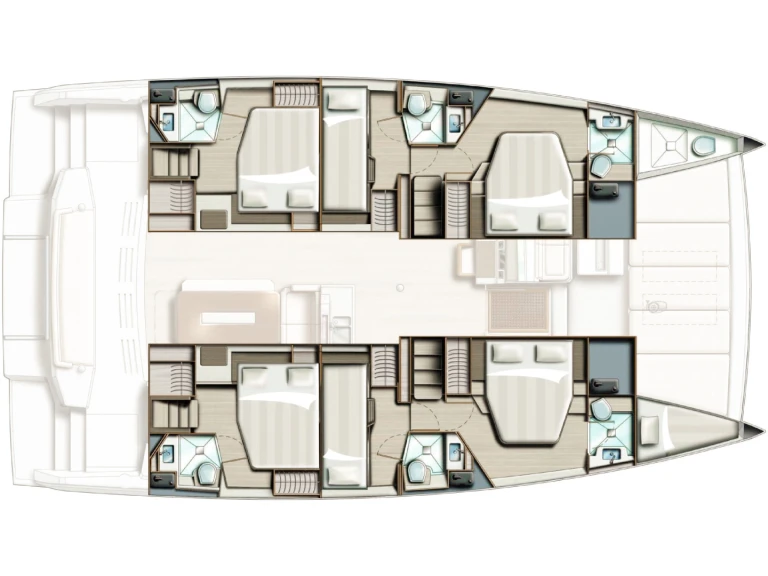 Wynajmij Katamaran z lub bez skippera Bali w Adaköy