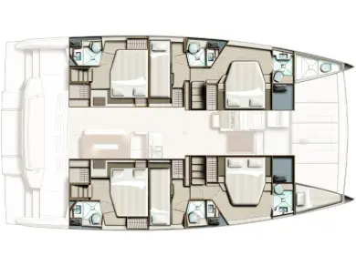 Wynajmij Katamaran z lub bez skippera Bali w Adaköy