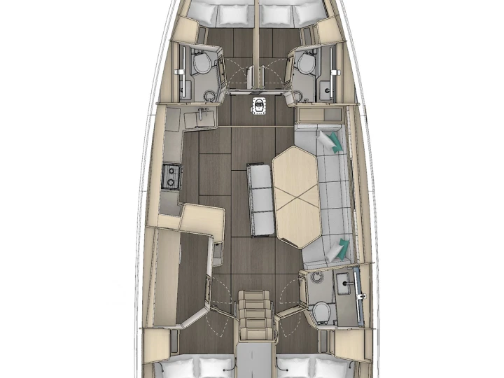 Żaglowiec do wynajmu w Preveza w najlepszej cenie