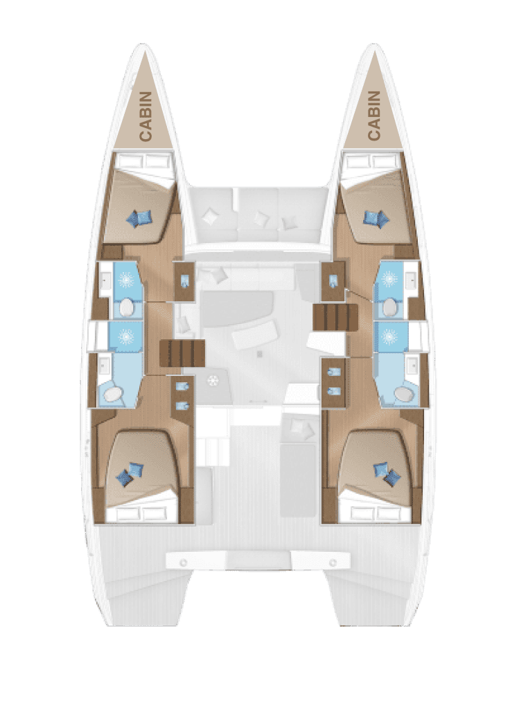 Wynajem Katamaran Lagoon z patentem 