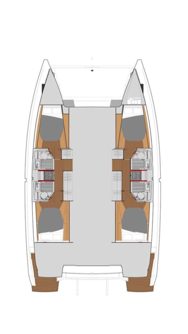 Wynajem Katamaran w Kotor - Fountaine Pajot Astrea 42