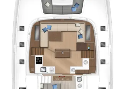 Wynajem Katamaran Lagoon z patentem 