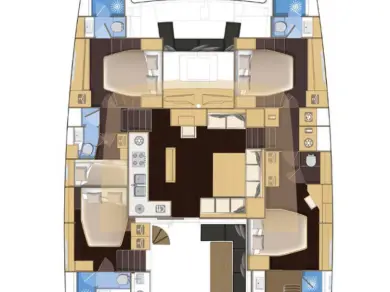 Wynajem Katamaran w Portisco - Lagoon Lagoon 560