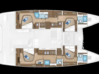 Wynajmij Lagoon Lagoon 55 w Parham Town