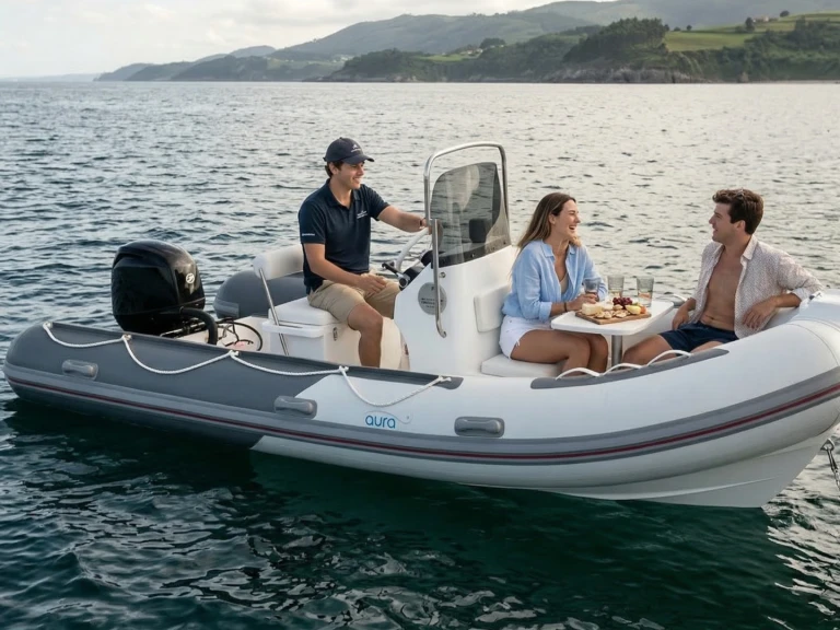 Wynajem łodzi Gijón tanio Aura 5020
