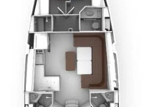 Bavaria Cruiser 46 Style między profesjonalistami a osobami prywatnymi w Trogir