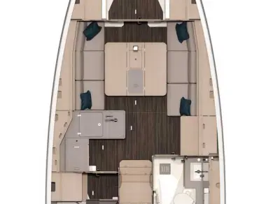 Dufour Dufour 37 między profesjonalistami a osobami prywatnymi w Biograd na Moru