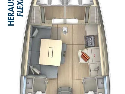 Wynajem Żaglowiec w Biograd na Moru - Dufour Dufour 41 Performance