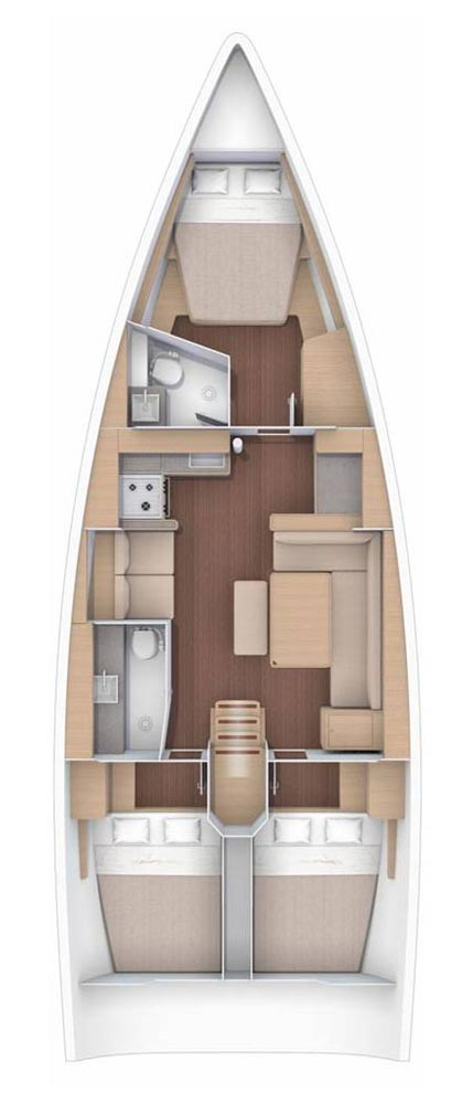 Dufour Dufour 430 między profesjonalistami a osobami prywatnymi w Jezera