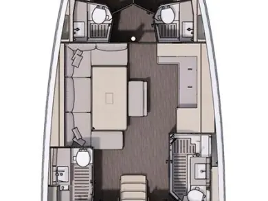 Wynajem Żaglowiec Dufour z patentem 