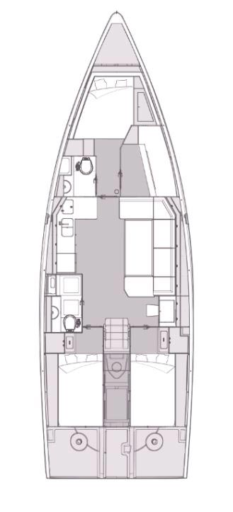 Wynajem łodzi Portorož tanio Elan Impression 45 (ex. 43) - 4 cab.