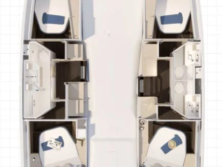 Fountaine Pajot Fountaine Pajot FP 41 Quatuor 3 między profesjonalistami a osobami prywatnymi w Biograd na Moru