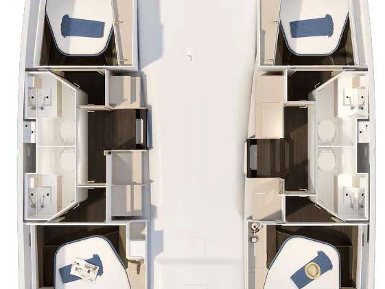 Wynajem Katamaran w Trogir - Fountaine Pajot Fountaine Pajot FP 41 Quatuor 4