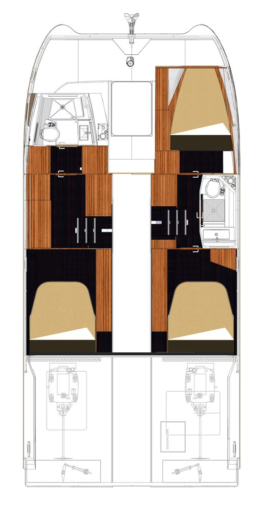 Wynajem łodzi Sibenik tanio Fountaine Pajot MY 37