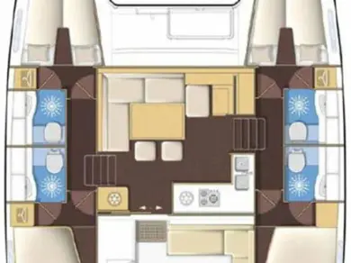 Lagoon Lagoon 400 S2 między profesjonalistami a osobami prywatnymi w Sibenik