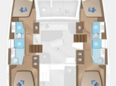 Wynajem Katamaran Lagoon z patentem 