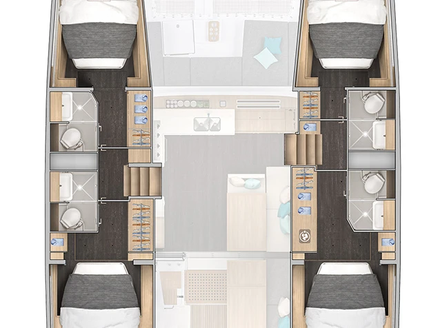 Wynajem w Sibenik- Lagoon Lagoon 43 na SamBoat