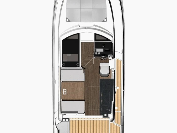 Wynajem Motorówka Jeanneau z patentem 