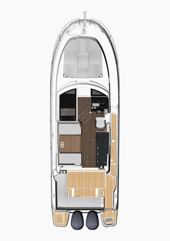 Wynajem Motorówka Jeanneau z patentem 