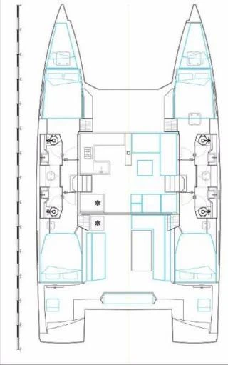 Wynajem Katamaran w Biograd na Moru - Nautitech Nautitech 46 Fly