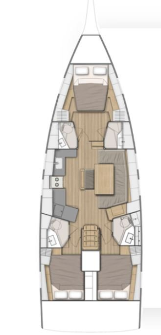 Bénéteau Oceanis 46.1 Performance Line - 3 cab. między profesjonalistami a osobami prywatnymi w Golfo Aranci