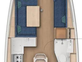 Wynajem Żaglowiec Jeanneau z patentem 