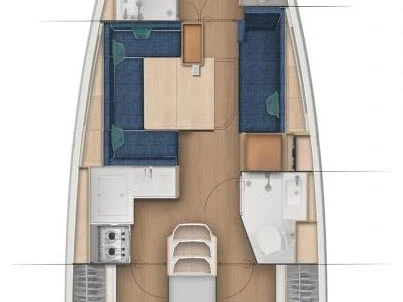 Jeanneau Sun Odyssey 380 Performance - 3 cab. między profesjonalistami a osobami prywatnymi w Biograd na Moru