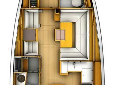 Jeanneau Sun Odyssey 419 między profesjonalistami a osobami prywatnymi w Palma de Mallorca