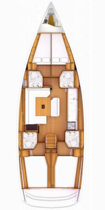 Wynajem Żaglowiec Jeanneau z patentem 