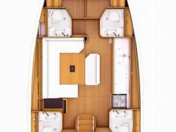 Wynajem Żaglowiec Jeanneau z patentem 