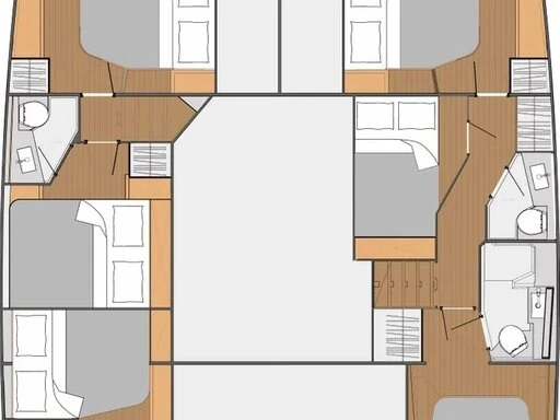 Fountaine Pajot Saba 50 między profesjonalistami a osobami prywatnymi w Palma de Mallorca