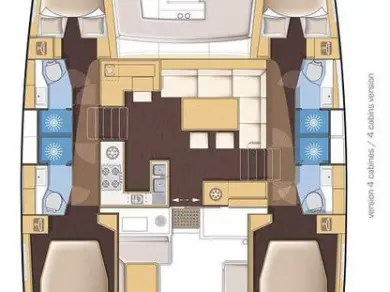 Wynajem łodzi Palma de Mallorca tanio Lagoon 450 F