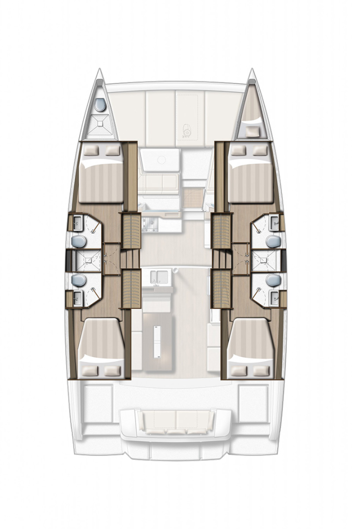 Wynajem Katamaran w Donji Seget - Bali Bali 4.2