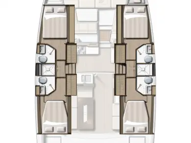 Wynajem Katamaran w Donji Seget - Bali Bali 4.2
