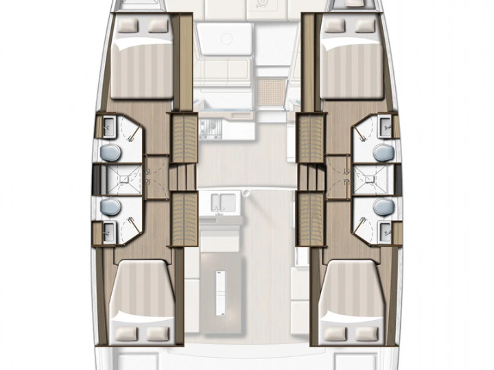 Wynajmij Katamaran z lub bez skippera Bali w Eden Island