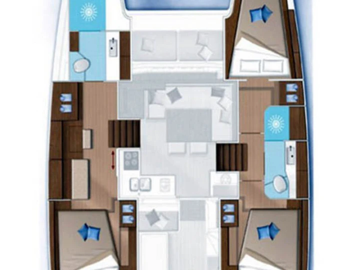 Wynajmij Katamaran z lub bez skippera Lagoon w Road Town