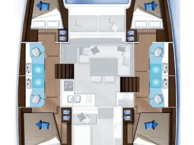 Wynajmij Katamaran z lub bez skippera Lagoon w Donji Seget