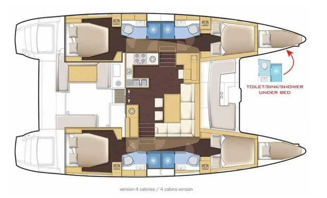 Lagoon Lagoon 46 między profesjonalistami a osobami prywatnymi w Road Town