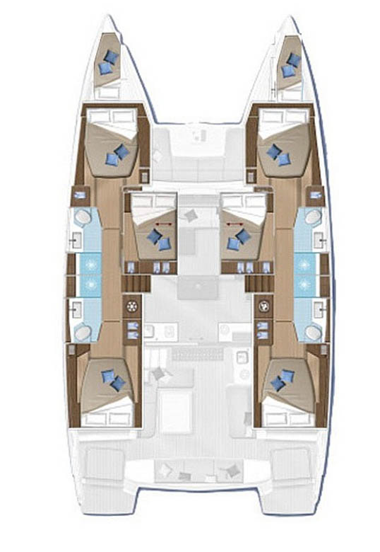 Wynajem łodzi Road Town tanio Lagoon 50