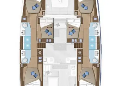 Wynajem łodzi Road Town tanio Lagoon 50