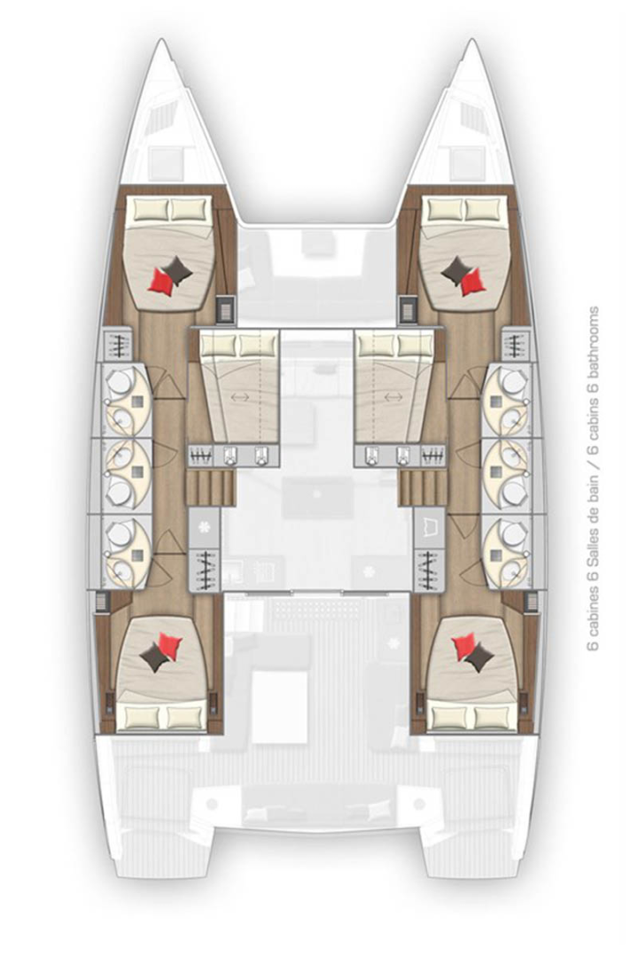 Wynajem Katamaran Lagoon z patentem 