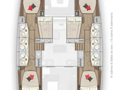 Wynajem Katamaran Lagoon z patentem 