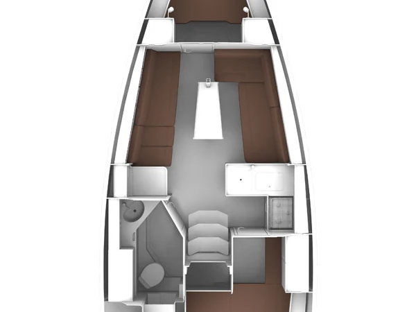 Wynajem Żaglowiec Bavaria z patentem 
