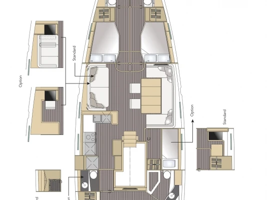 Wynajem Żaglowiec w Pula - Jeanneau Jeanneau 64