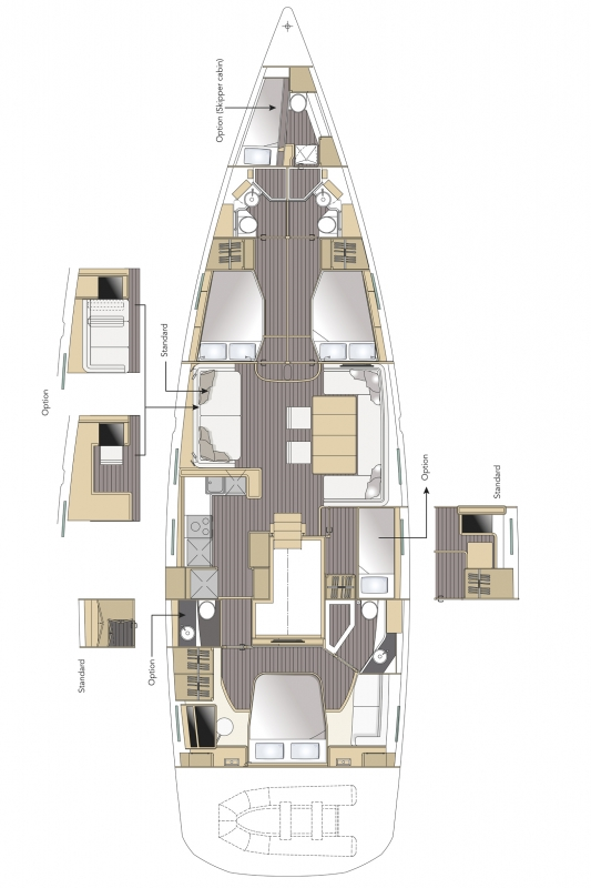 Wynajem Żaglowiec w Pula - Jeanneau Jeanneau 64