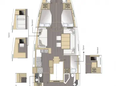 Wynajem Żaglowiec w Pula - Jeanneau Jeanneau 64