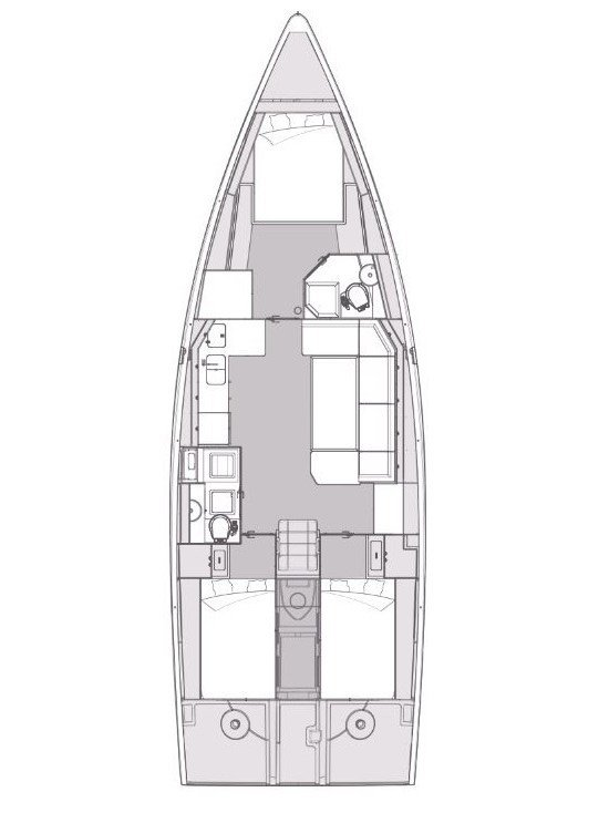 Wynajem Żaglowiec w Biograd na Moru - Elan Impression 45