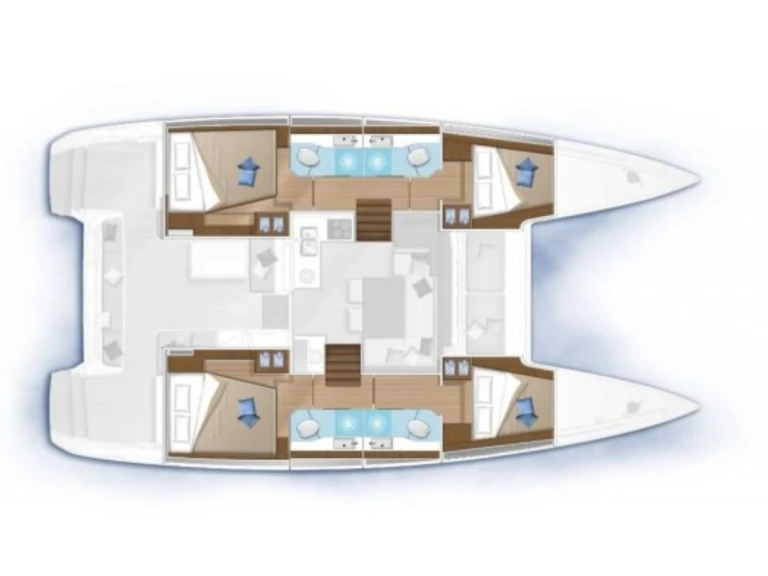 Lagoon Lagoon 40 między profesjonalistami a osobami prywatnymi w Biograd na Moru
