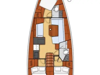 Wynajem Żaglowiec Bénéteau z patentem 